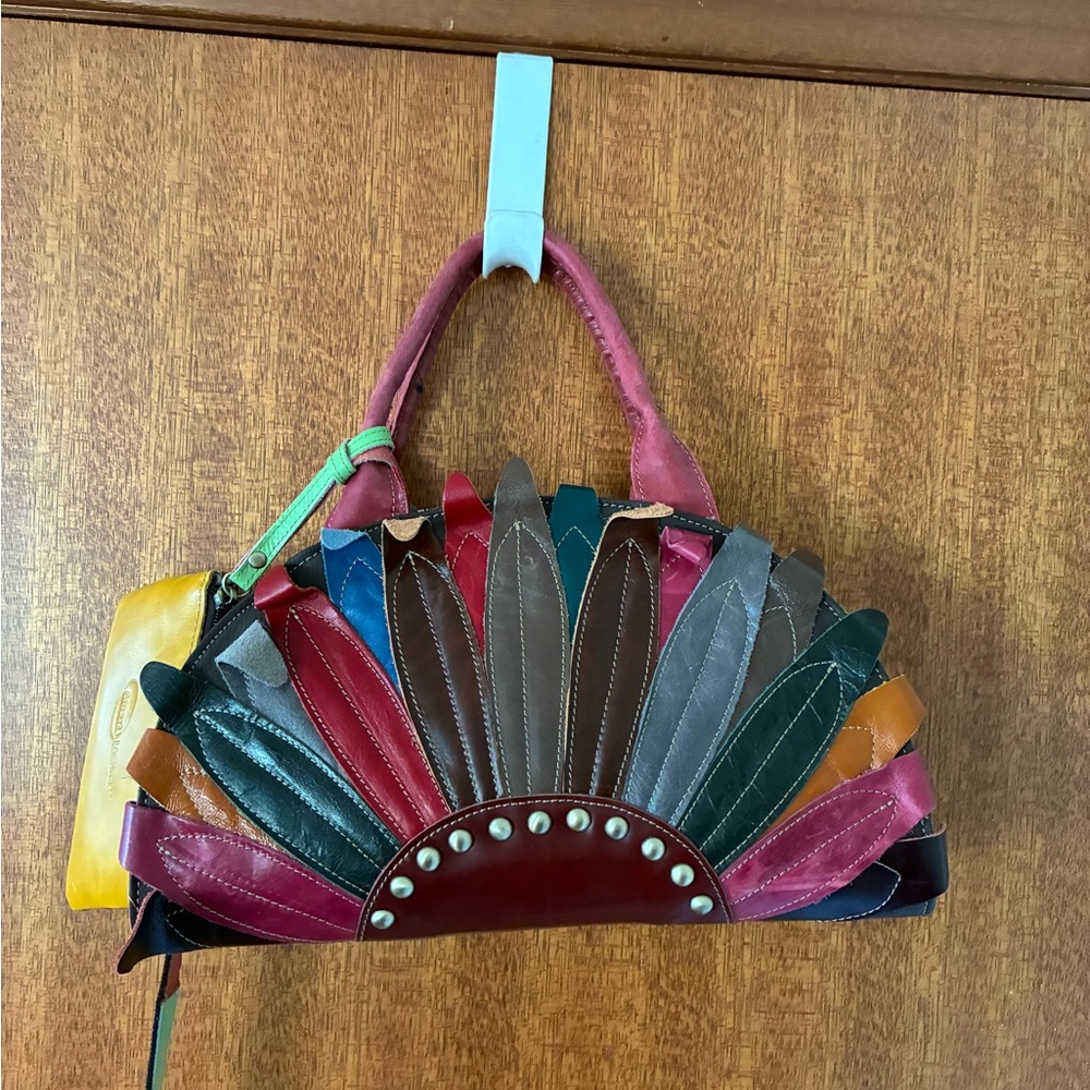 Multicolor Leather Handbag